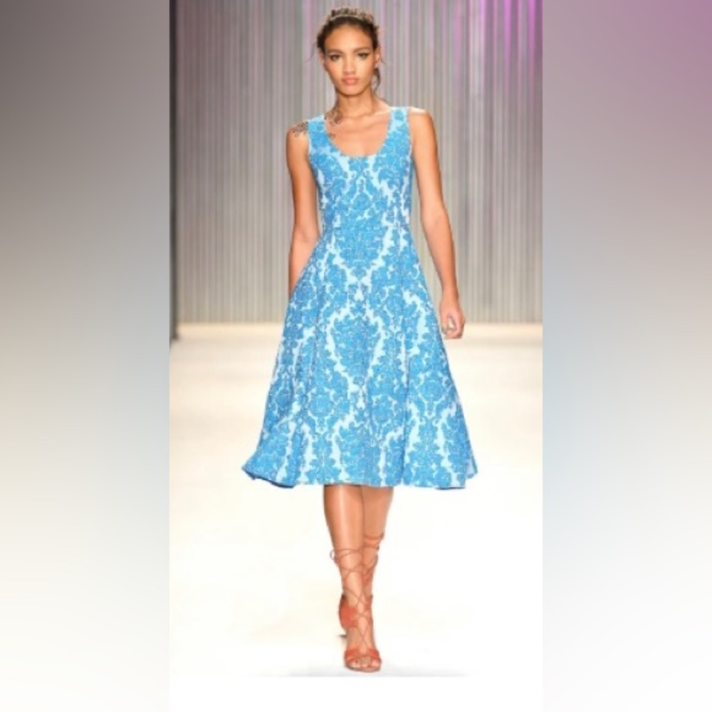 Tracy Reese Jacquard Blue dress Size 0